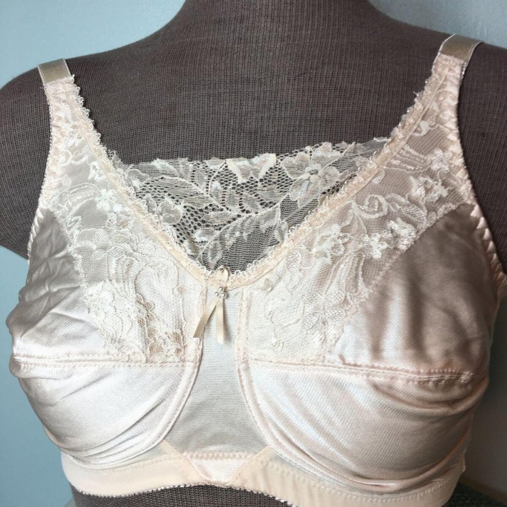 Trulife #N4019 Mastectomy Bra Cream 36DD
